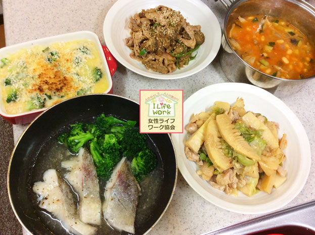大阪兵庫で家事代行サービスで食事作り家政婦夕食作りでタラの煮付け