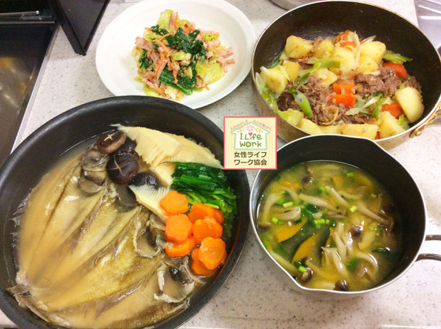 大阪兵庫で家事代行サービスで食事作り家政婦夕食作りでカレイの煮付け