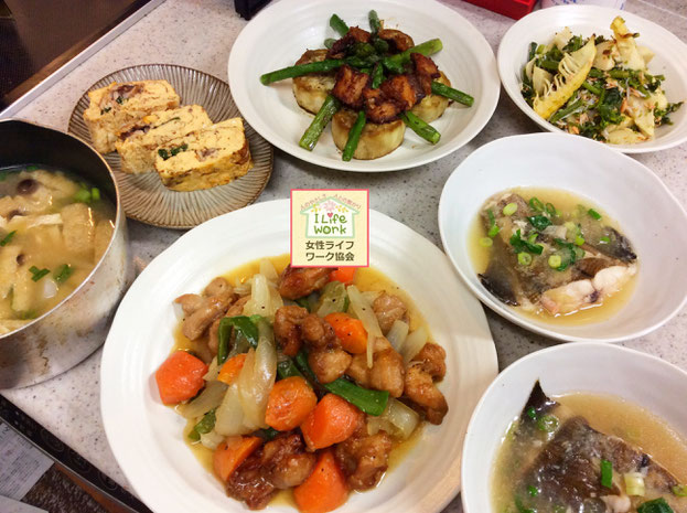 大阪兵庫で家事代行サービスで食事作り家政婦夕食作りで酢豚風な酢を使わない鶏あんかけ