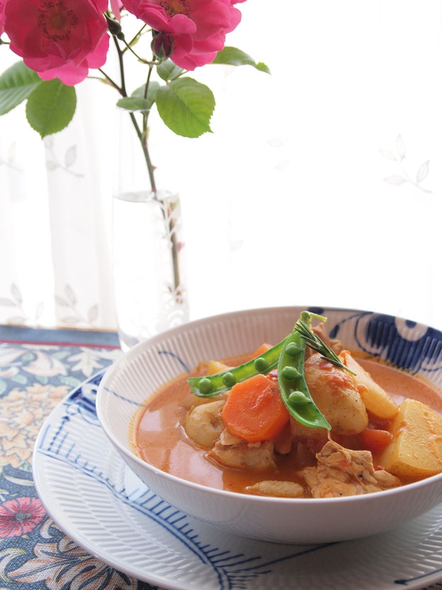 チキンのトマトクリーム