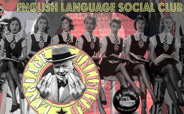 Poster for Language Unlimited English Language Social Club event