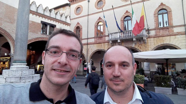 Cristian Cavina (M5S di Medicina) e Marco Maiolini (CambieRà di Ravenna)