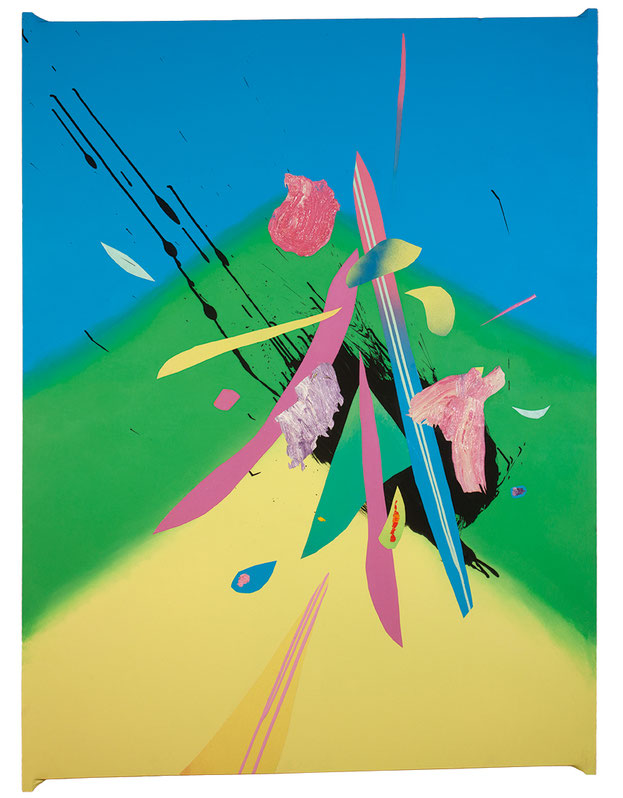 Collage Painting #2, 2016, mixed media on canvas on canvas, 180x130 cm Foto: Anna Lott Donadel