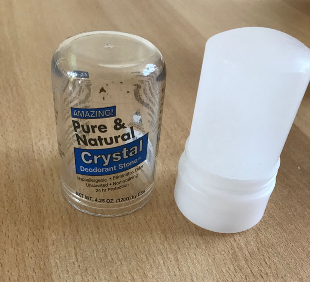 desodorante natural, desodorante sin quimicos, crystal deodorant, el mejor desodorante natural, como evitar el mal olor del sudor
