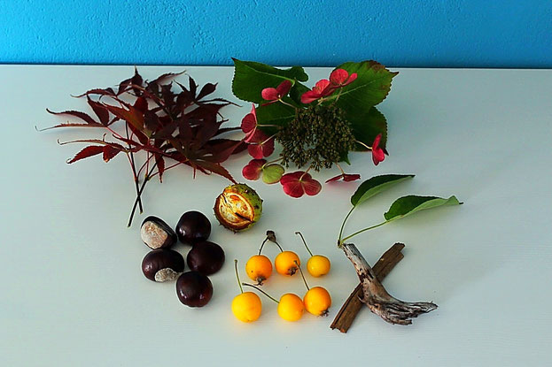 Herbst, Türkranz, herbstlicher Türkranz, Türkranz aus Stickrahmen, Herbstdeko, DIY Türkranz, Stickrahmen, Spitzentürkranz, Herbstfund, Herbstschätze, Kastanien, Zieräpfel, Hibiskusblüten