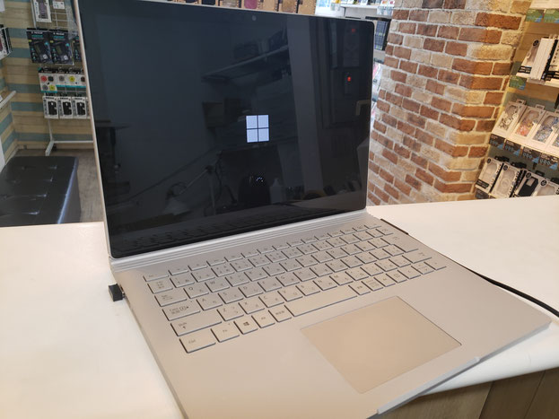 Surface Book オンライン郵送修理でゆうパックで届いた状態