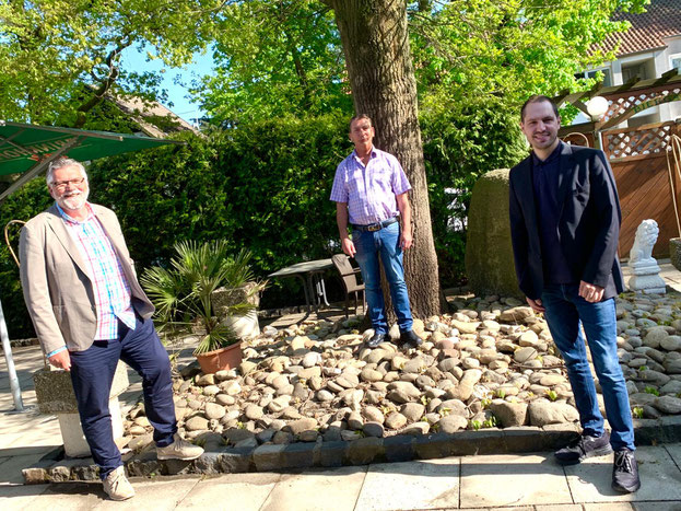 von links nach rechts: Peter Bensmann, Thomas Leugner, Jan Christoph Borghorst