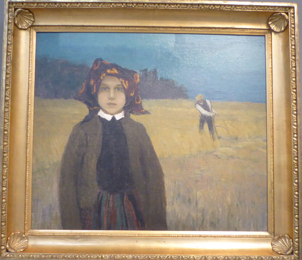  若い農家の女（ウォルター、1904、ラトビア国立美術館所蔵）