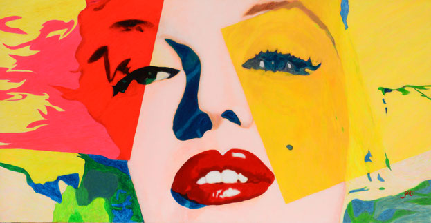 UNIKAT VON JAMES FRANCIS GILL: ACRYL AUF LEINWAND 