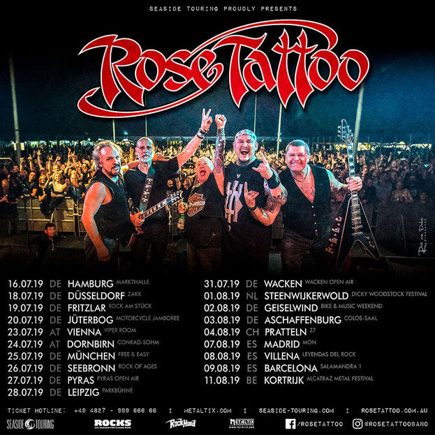 Rose Tattoo Tour 2019