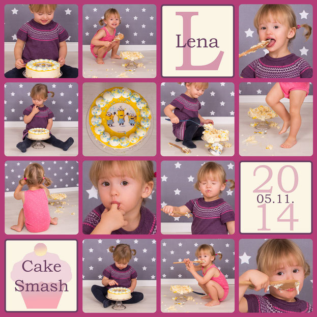 Cake Smash, Lena, 24 Monate alt