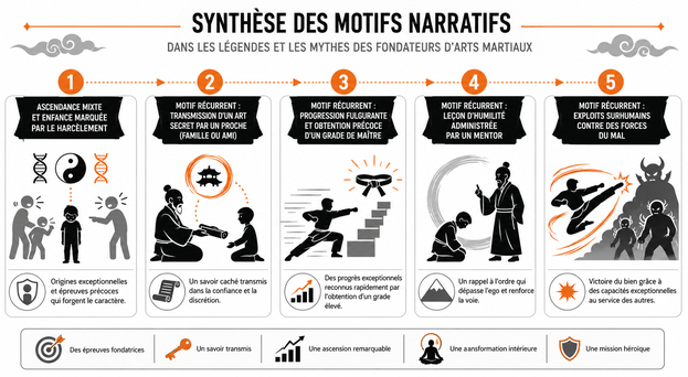Mythes des fondateurs d'arts martiaux