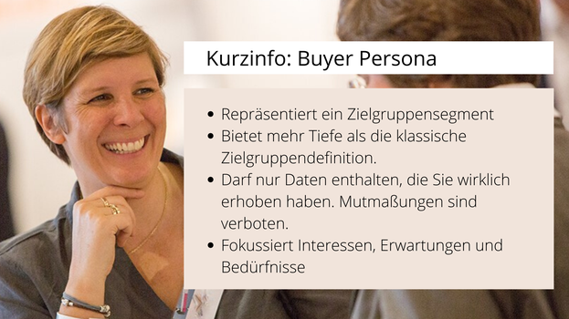 Kurzinfo Buyer Persona Definition und Kriterien