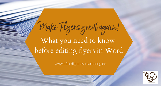 What to avoid if you want to pimp flyers in word