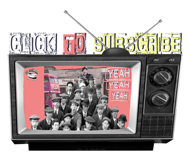 graphic of vintage tv with the words 'click to subscribe'