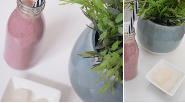 Kokoswassereiswürfel als leckere Zutat für Smoothies und Saftschorlen.