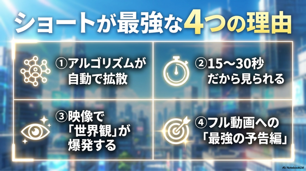 ショート動画のAIミュージックビデオが強い4つの理由