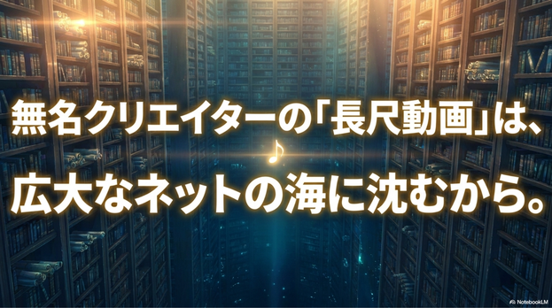 結論から言うと、 無名チャンネルの長尺音楽は最初ほとんど発見されないからです。    特にAI音楽系ジャンルは投稿数も増えているため、 ただ曲をアップするだけでは埋もれやすいです。