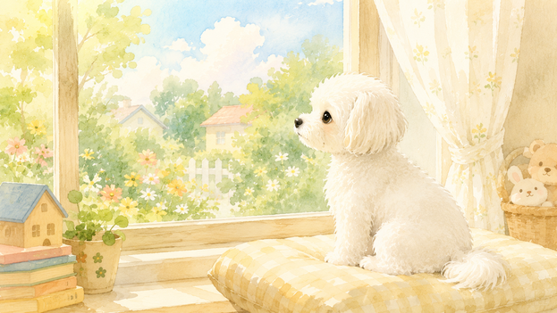 絵本風AIアート画像