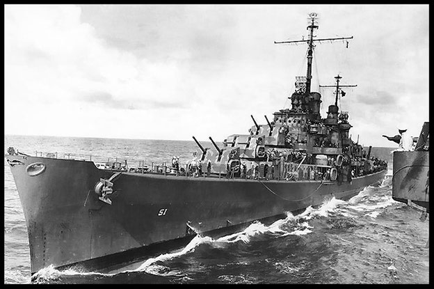 Aufnahme der USS Atlanta (vermutl. Oktober 1942). Foto: NAVY, Public Domain / http://commons.wikimedia.org