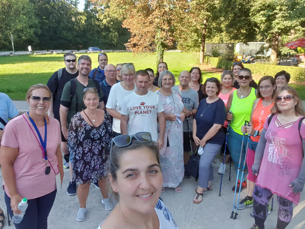 Einige Teilnehmer der Adipositas Selbsthilfegruppe München Altperlach