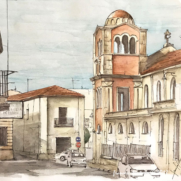 Verso la Chiesa Matrice, il duomo di Taurianova