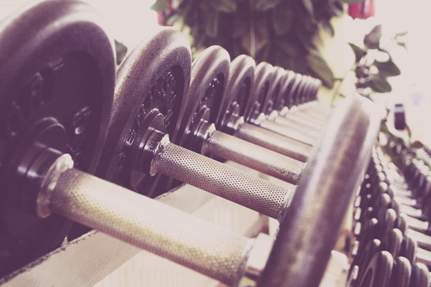 fitness, hanteln, fitness studio, 