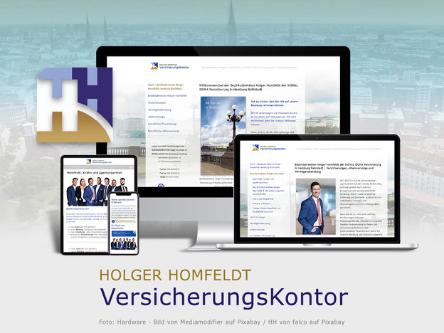 Pressegrafik: HOMFELDT Versicherungskontor / Bezirksdirektion Homfeldt der SIGNAL IDUNA Versicherung in Hamburg Rahlstedt