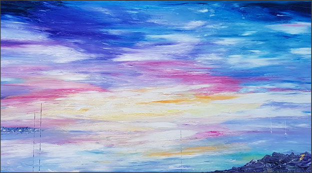 tableau-paysage-ocean-couleur-douce-peinture-marine-artiste-peintre-royan-audrey-chal