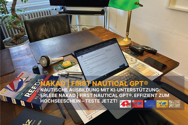 Hochseeschein digital lernen mit HOZ Cloud & NAKAD | FIRST NAUTICAL GPT – innovativ online zum CCS & SYA Zertifikat.
