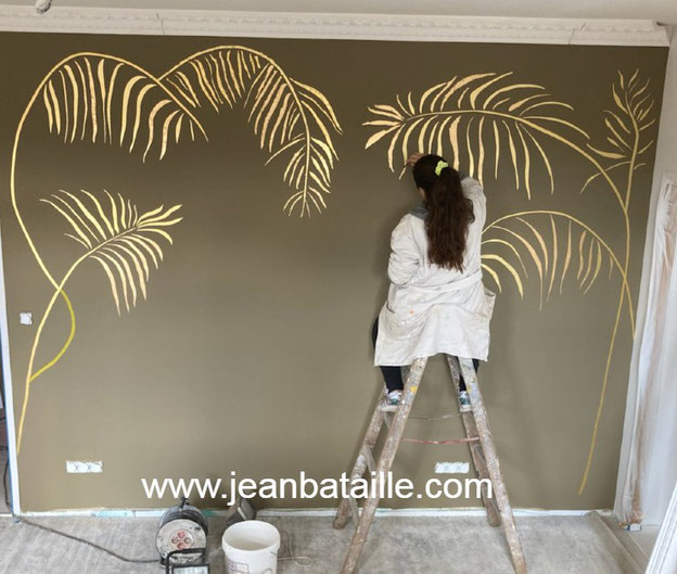 Décor en feuilles d'or de Versailles