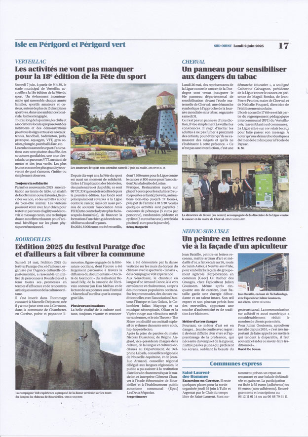 Isle en Périgord et Périgord vert 2 juin 2025