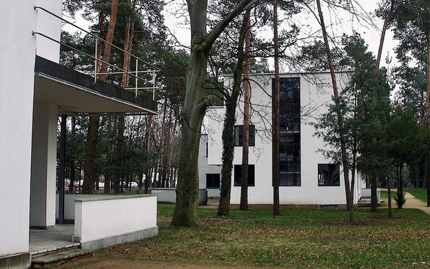 Die Meisterhäuser in Dessau - Station auf der Radreise Bauhaus by Bike