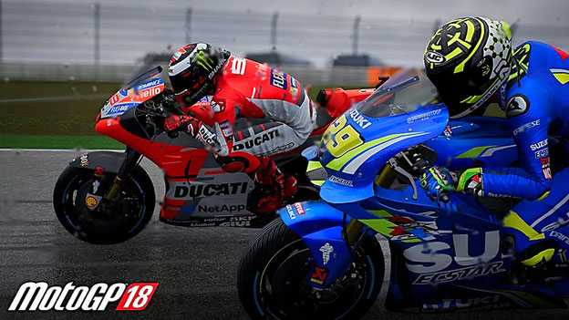 MotoGP 18 - Ducati gegen Suzuki