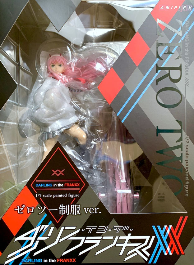 Zero Two School Uniform Version 1/7 Darling in the Franxx Anime Statue 29cm Aniplex