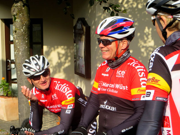 Letzte Tipps für mich von Frank und Roland :-) (Foto: Michael K.)