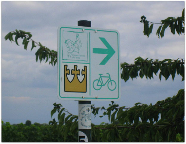 Radwegebeschilderung