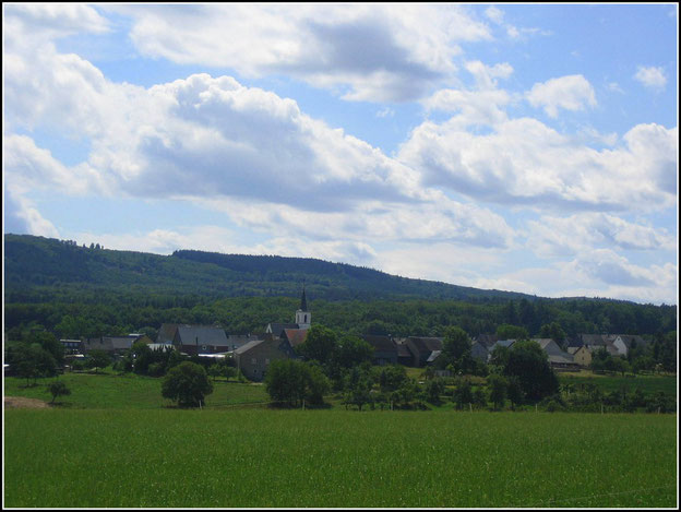 Blick auf Schlierschied (Hunsrück)