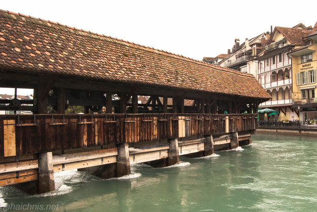 Mühlenschleusenbrücke über die Aare