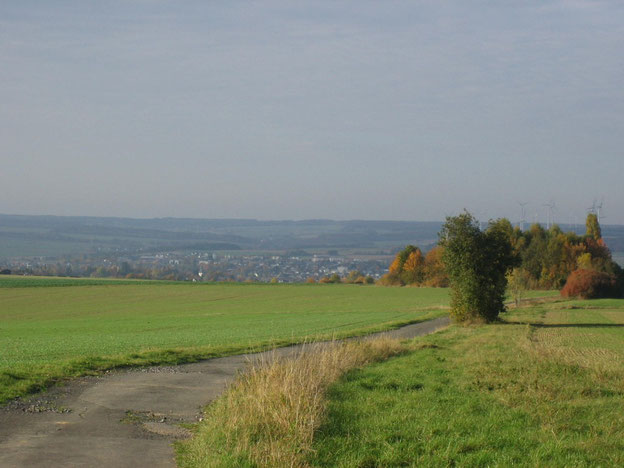 Blick auf Simmern/Hunsrück