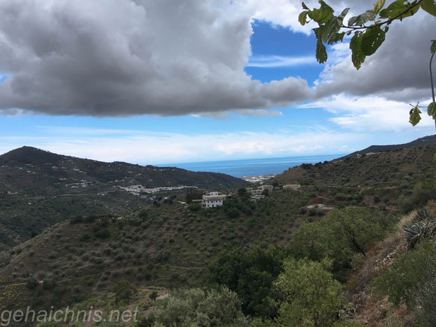 Da wollen wir hin: Blick nach vorne in Richtung Vélez Málaga