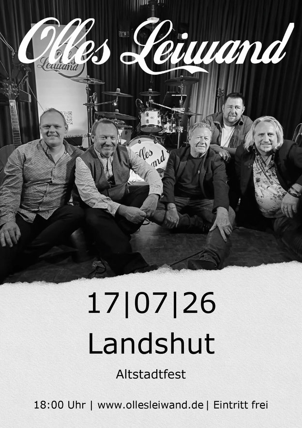 Olles Leiwand mit Austropop live auf dem Stadtfest in Landshut