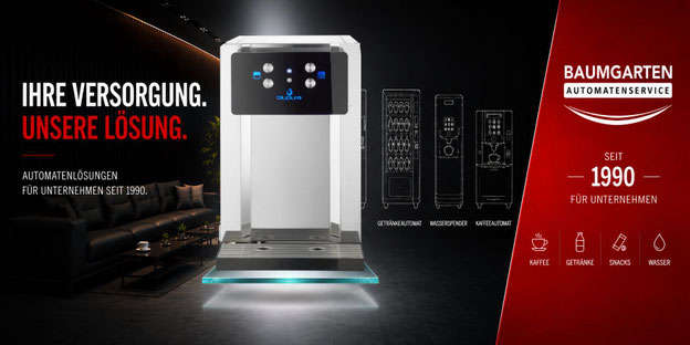 Blupura Blubar I.T. Wasserspender mit Festwasseranschluss für Gastronomie und Großverbrauch