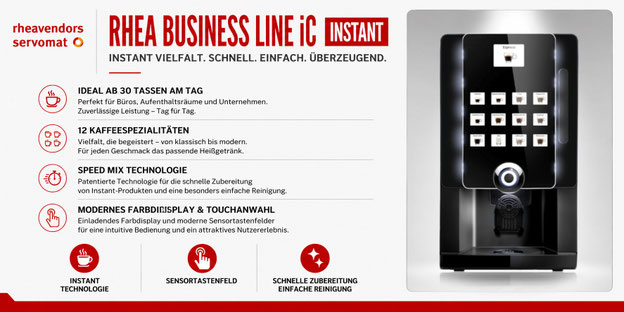 Rhea Business Line iC SM Kaffeeautomat