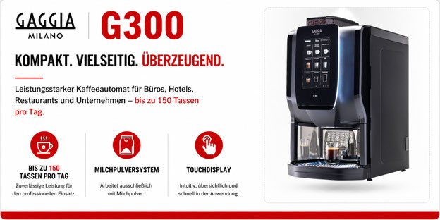 Gaggia G300 Seitenansicht