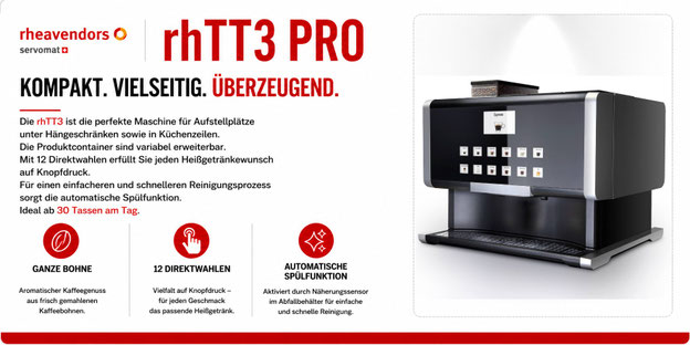 rhTT3 Pro Kaffeeautomat