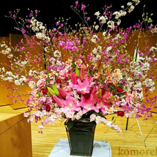 仙台の花屋こもれびの会場装花