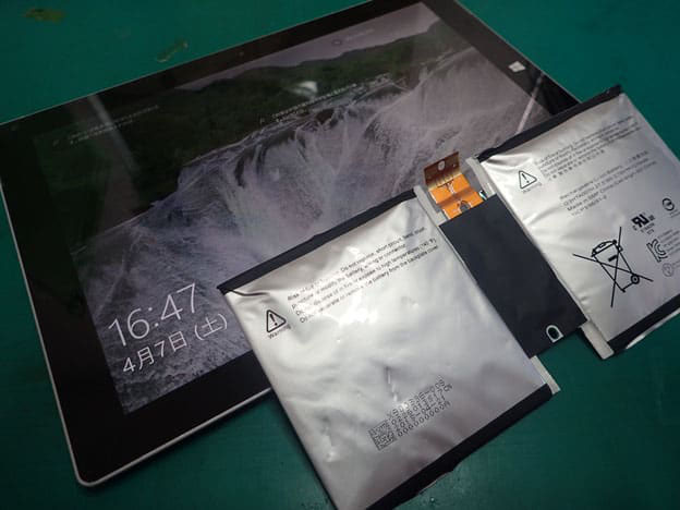 Surface 3 バッテリー交換