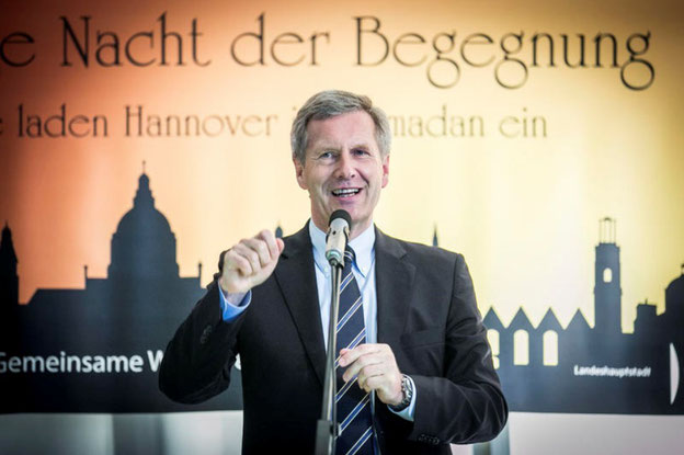 Christian Wulff wirbt bei der Langen Nacht der Begegnung für einen verstärkten Dialog mit dem Islam.