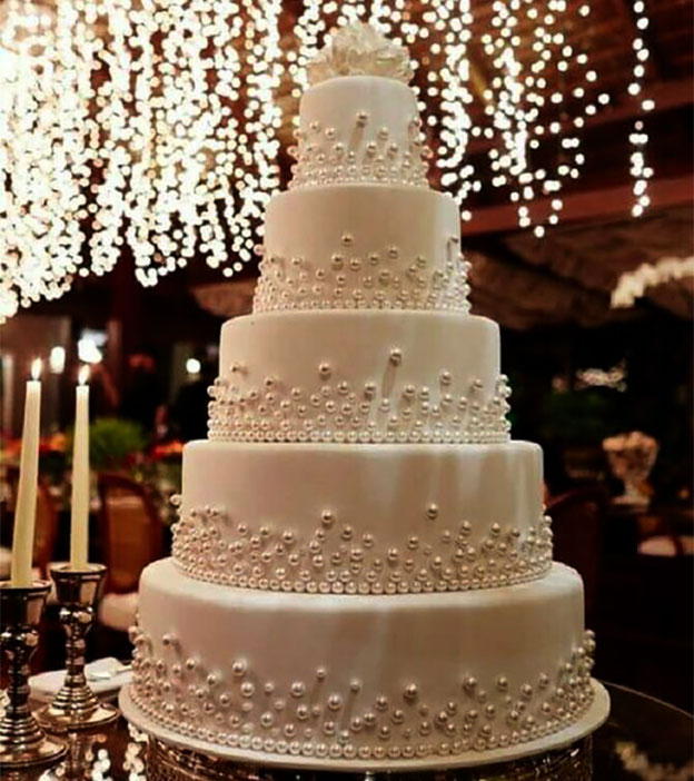 torta para boda elegante tamaño grande